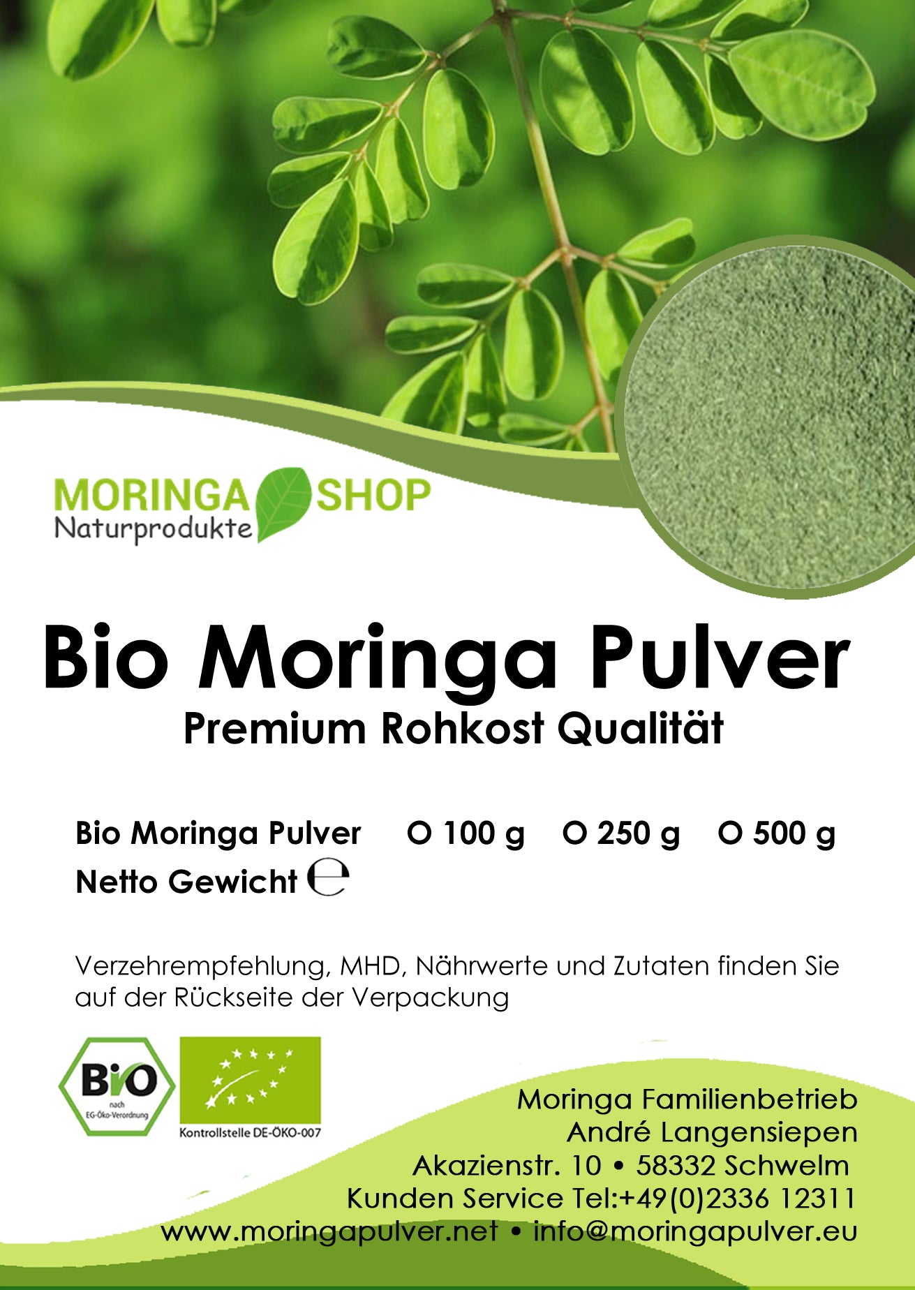 Moringa Pulver