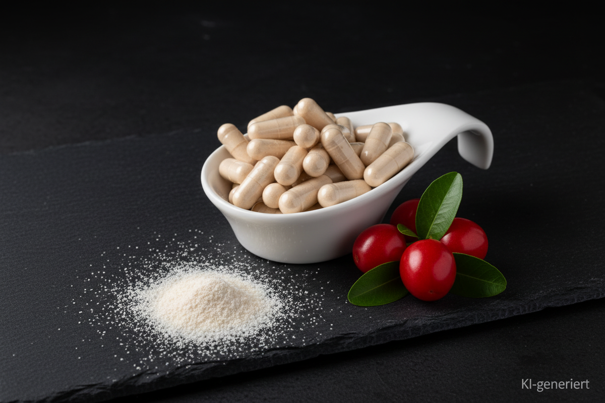 Acerola Kapseln mit Pulver