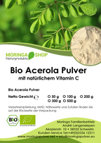 Acerola Pulver Bio – mit natürlichem Vitamin-C
