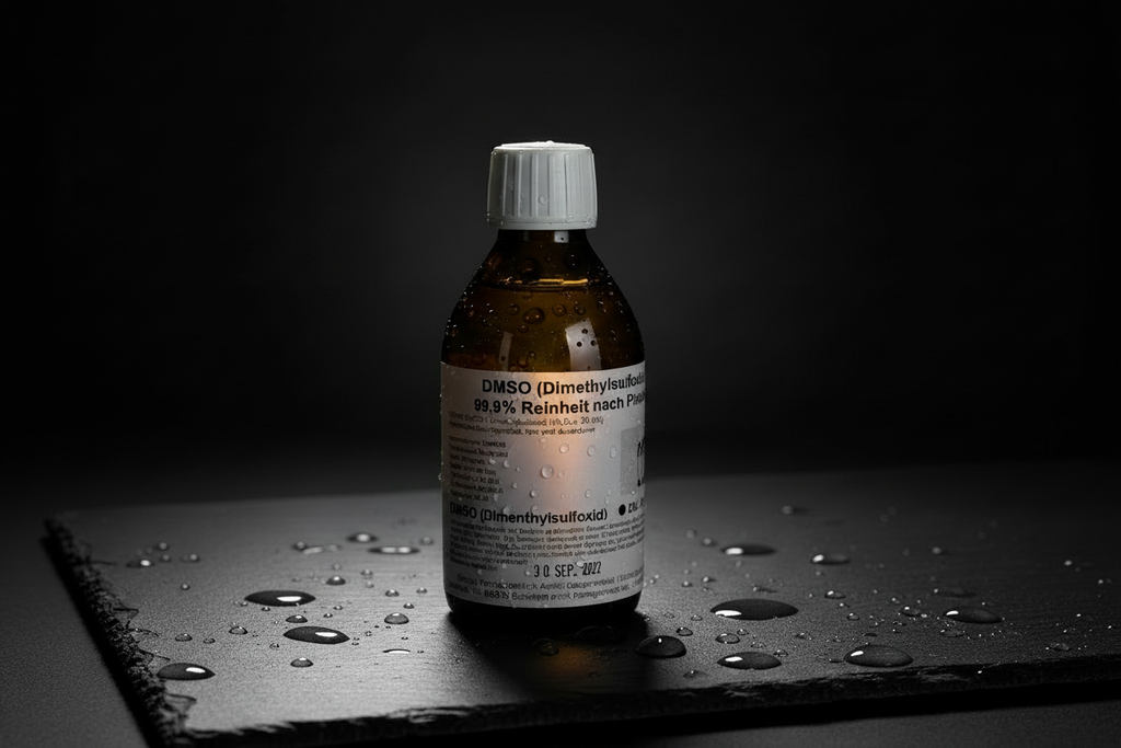 DMSO – mit Wassertropfen