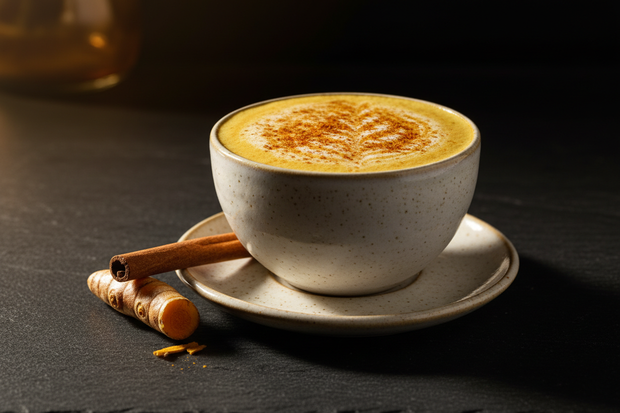 Golden Milk – Tasse mit Untertasse