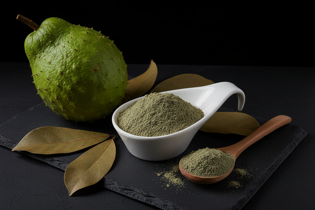 Graviola Blattpulver – mit Frucht