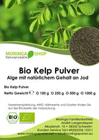 Kelp Pulver etikett