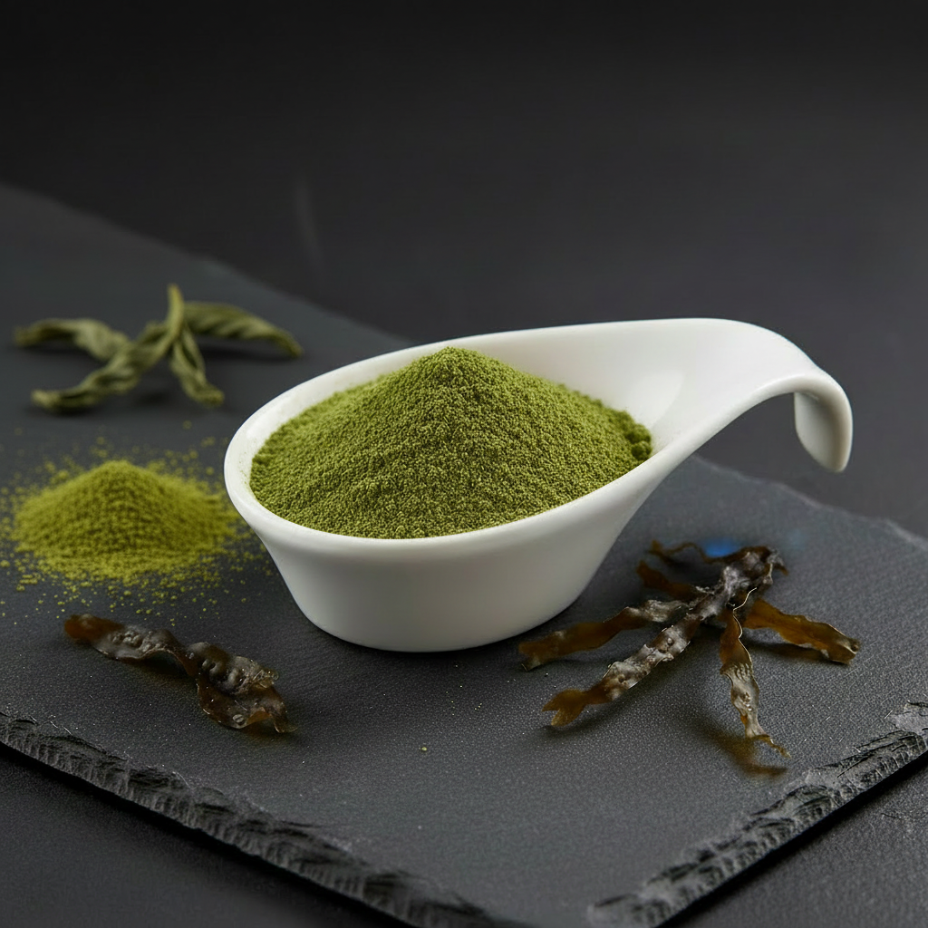 Matcha Pulver kompakt
